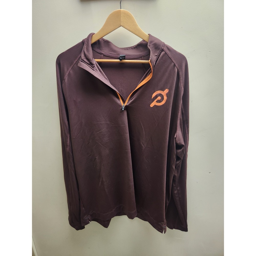 Peloton Rhone Mens Quarter Zip Pullover‎ Shirt XL TG Long Sleeve Athletic Top